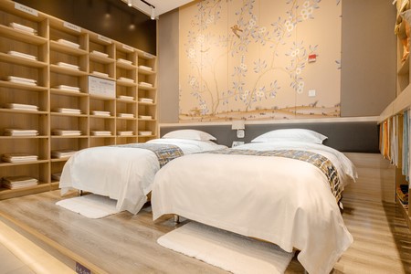 Yalan hotel bedding products showroom Yalan hotel bedding products showroom